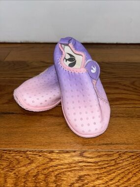 Purple to Pink Ombre toddler Water Shoes